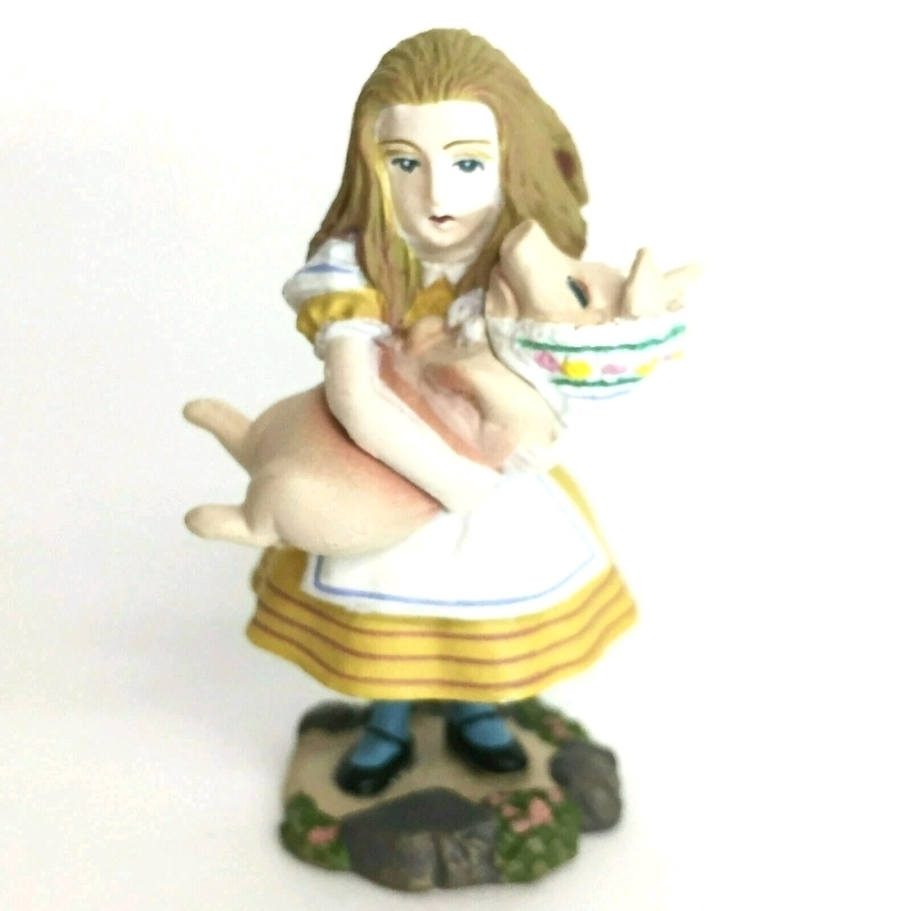 Charming Figurine with Piglet